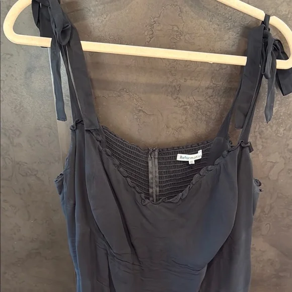 Reformation Black Slip Mini Dress for Cocktail - Picture 3 of 5